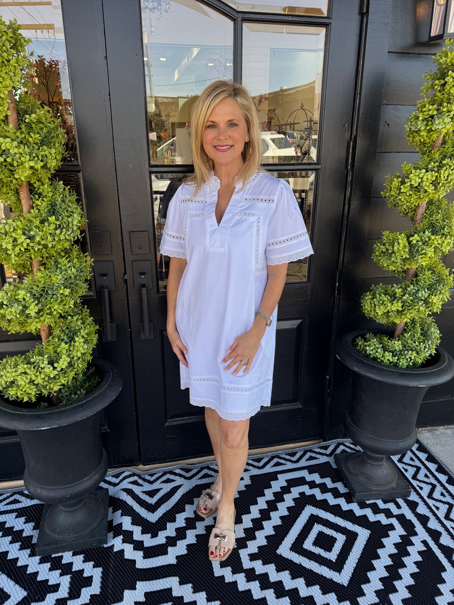 Tracie Dress - Off White