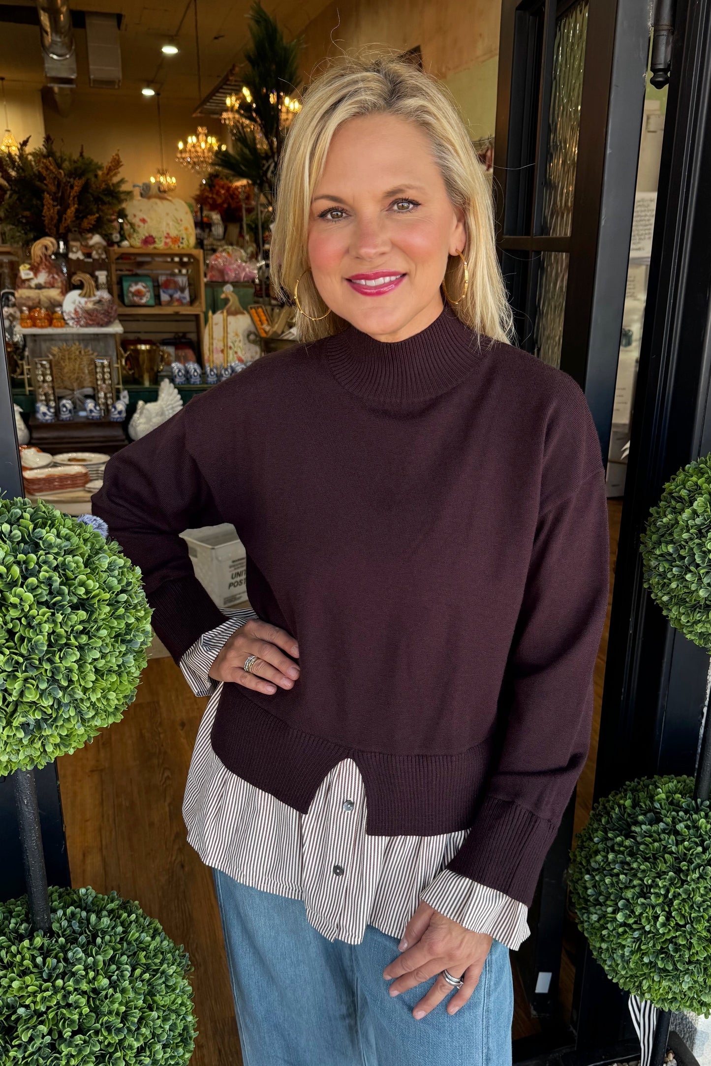 Katie Top - Brown