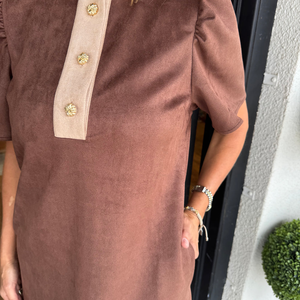 Mindy Dress - Brown