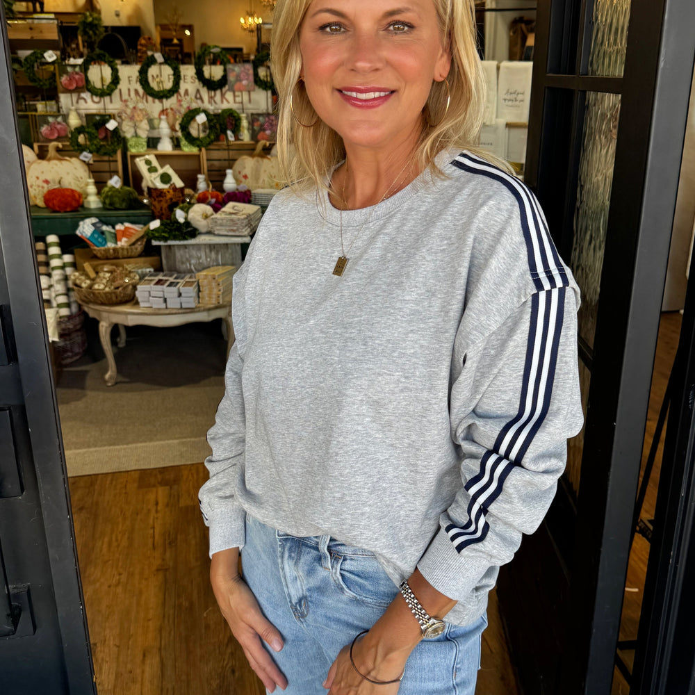 Juliana Top - Heather Grey