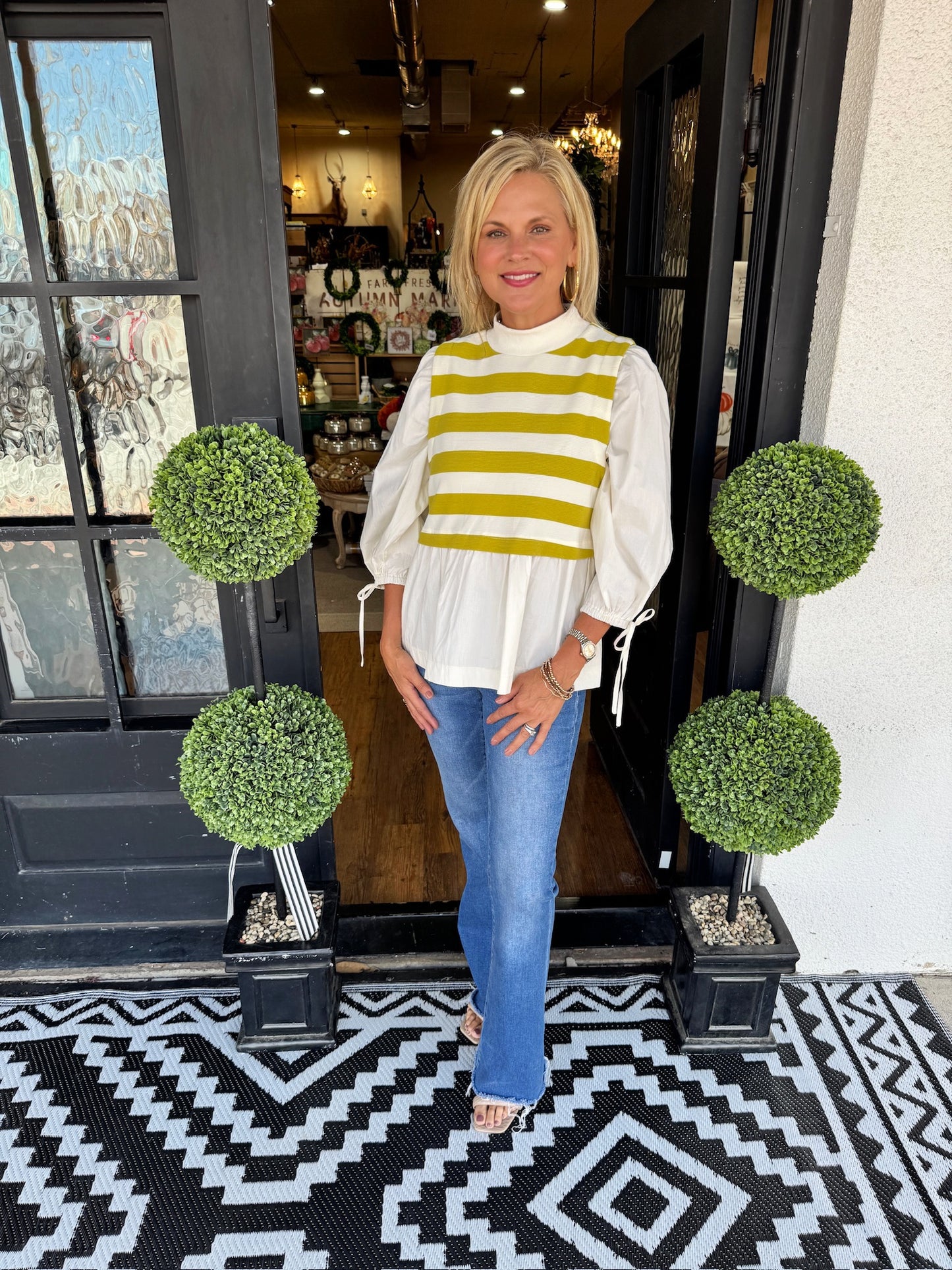 Bailey Top - Chartreuse