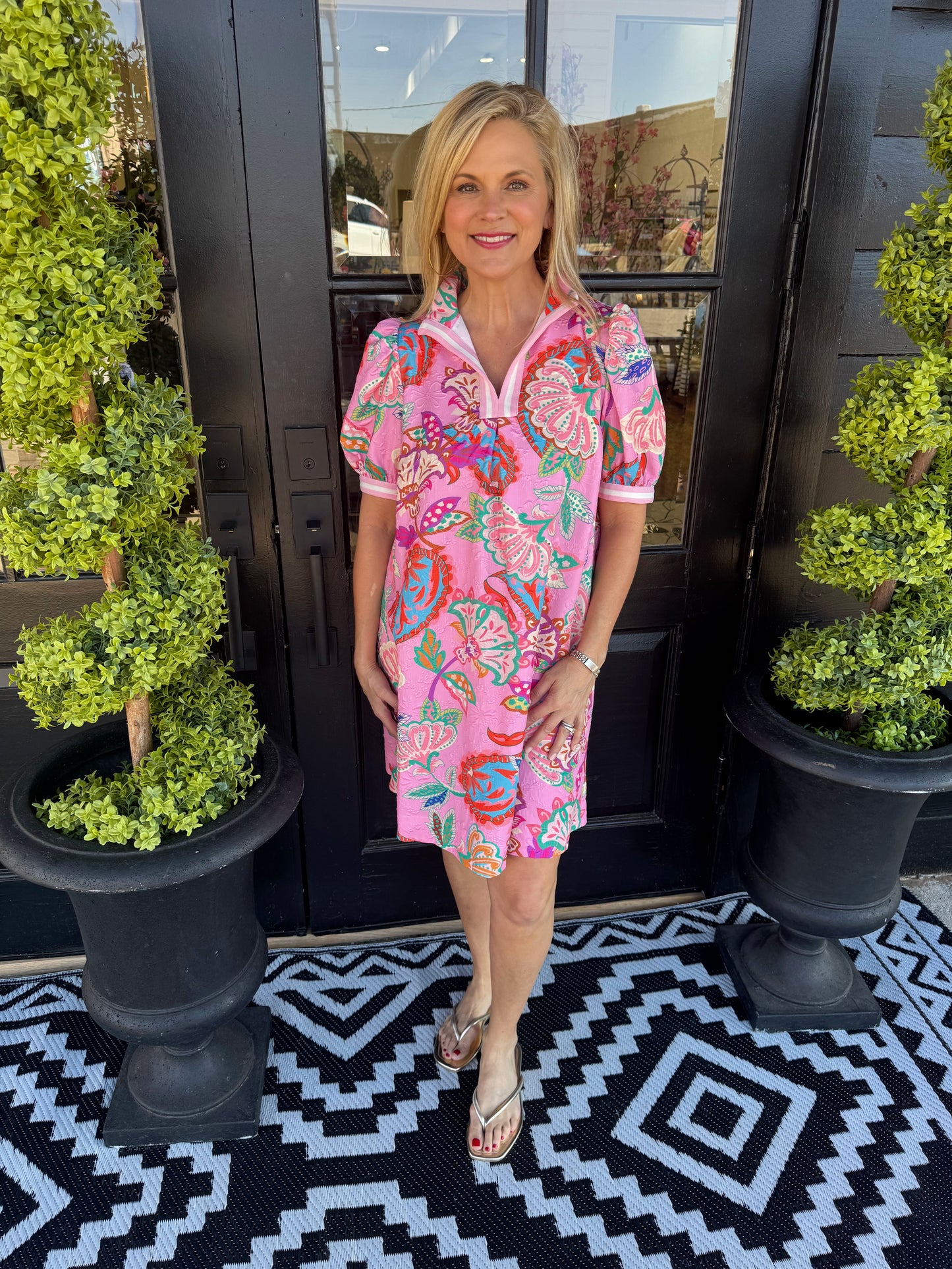 Juniper Dress - Pink Mix