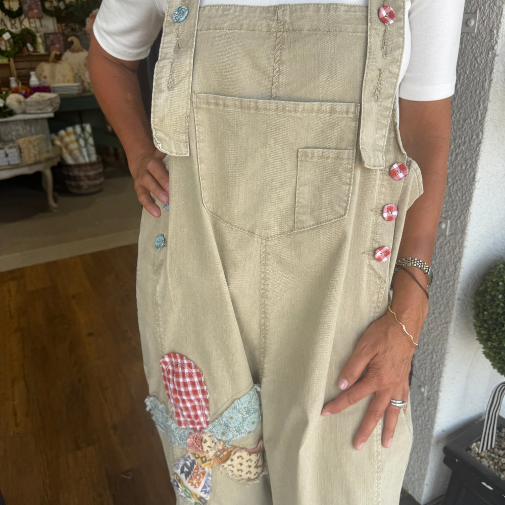 Hazel Overall-Khaki