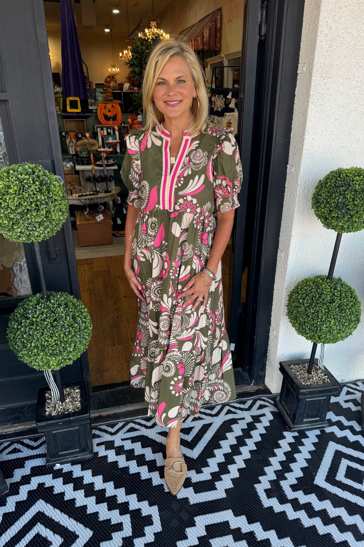 Sylvie Dress - Olive
