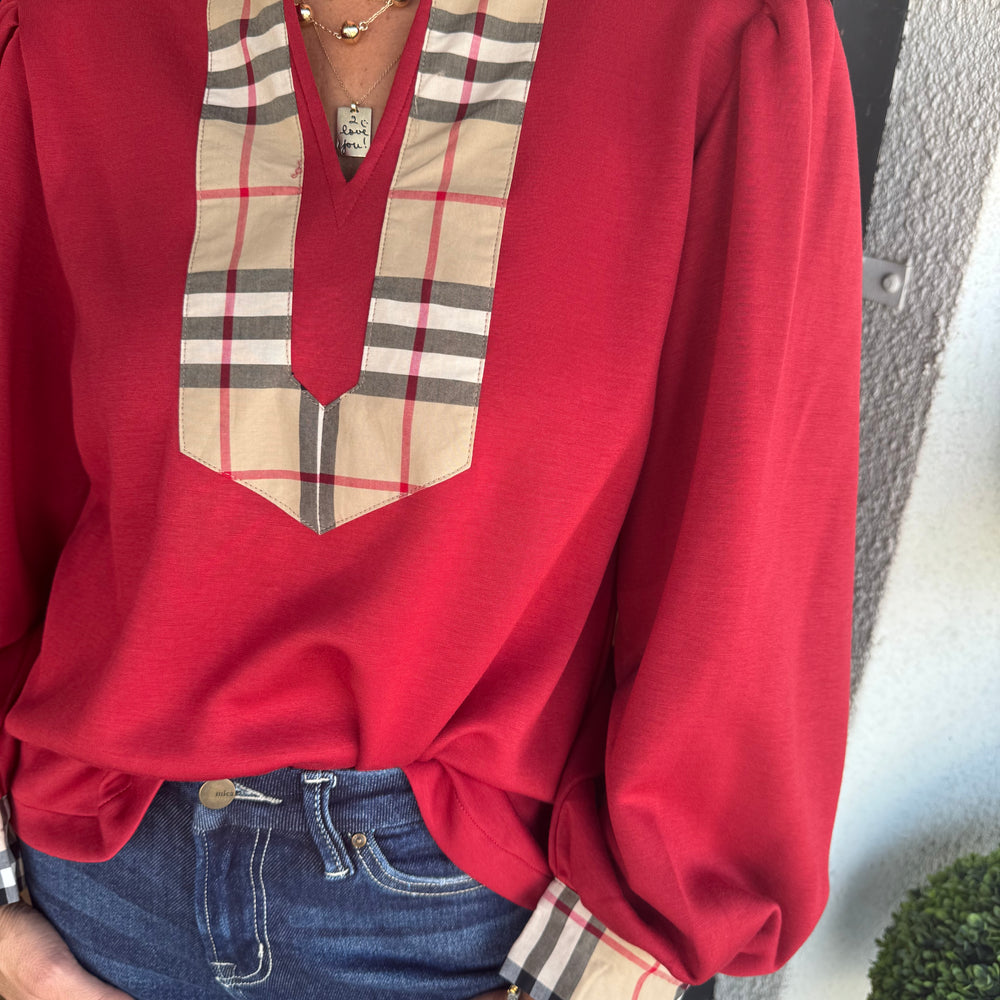 Marlowe Top-Red