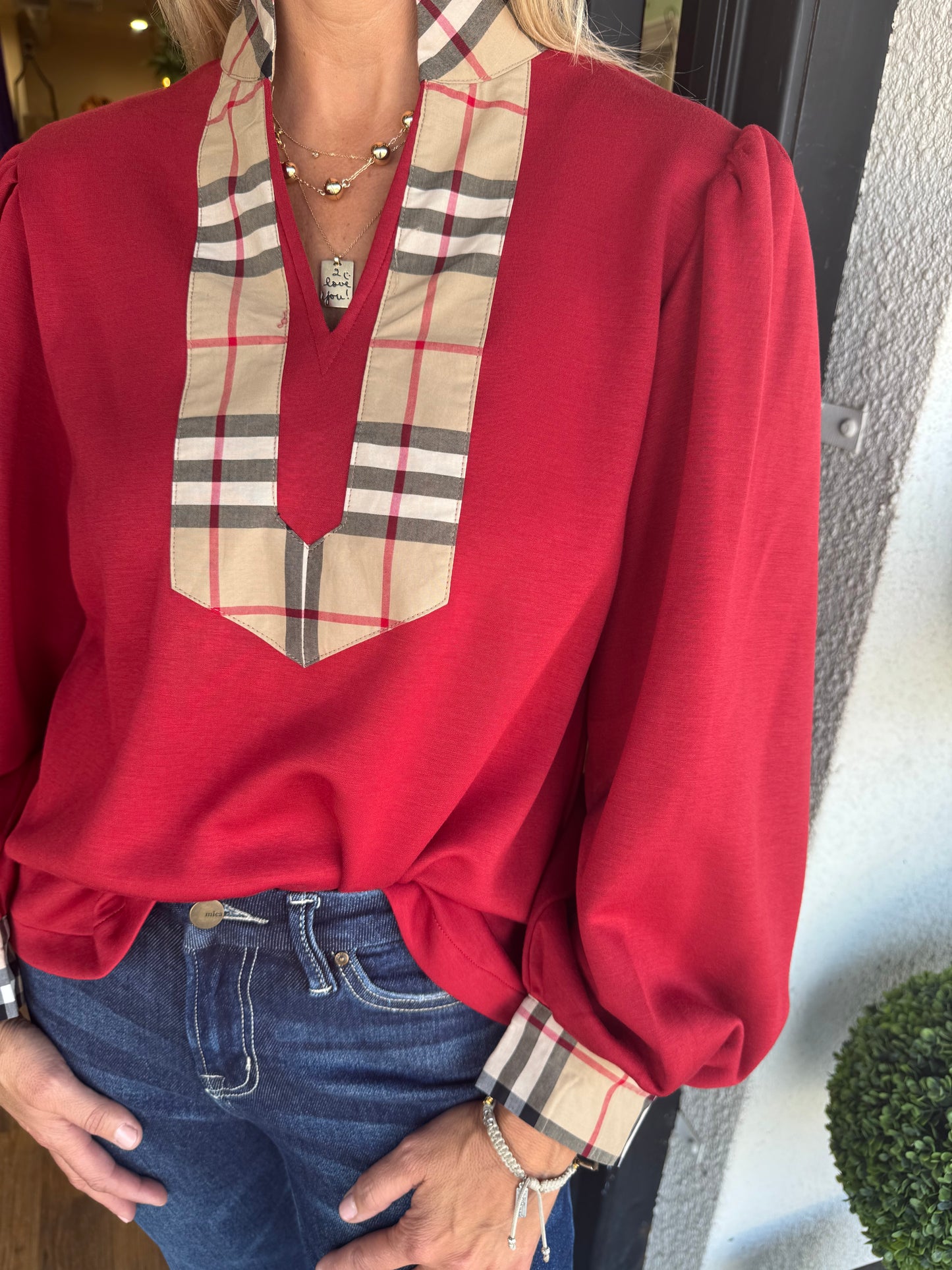 Marlowe Top-Red