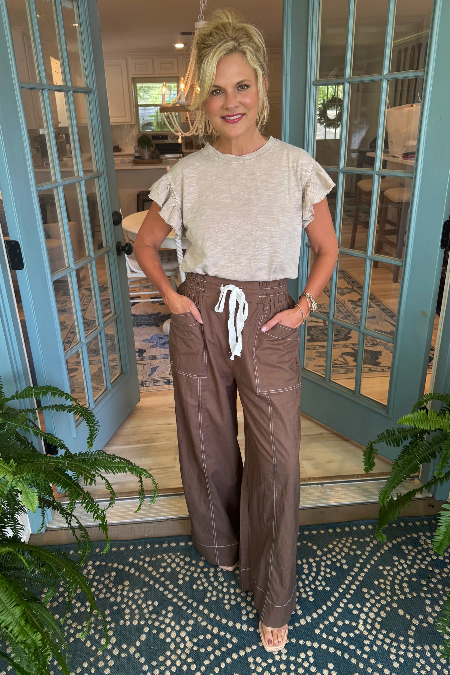 Carolina Pants - Brown