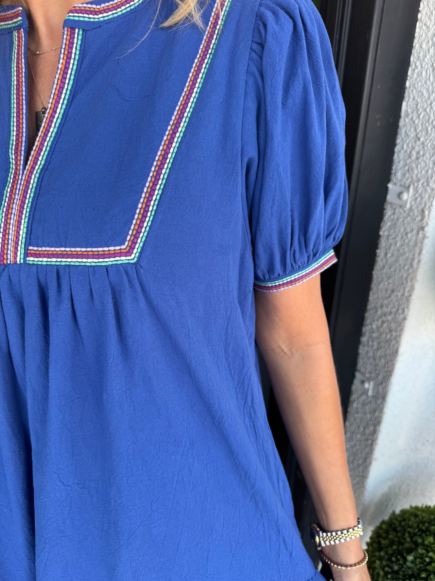 Brynlee Dress- Blue