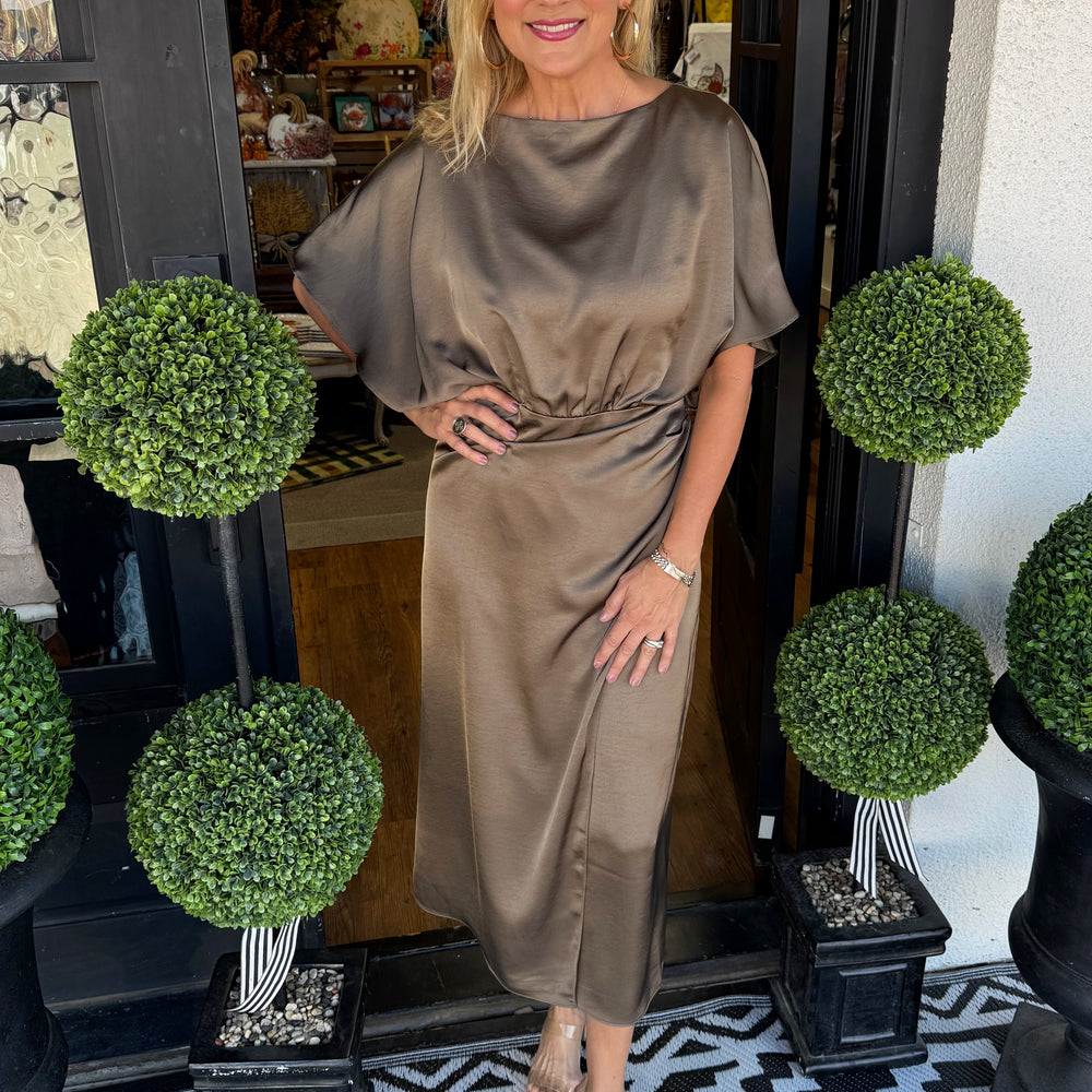 Lauren Dress - Mocha