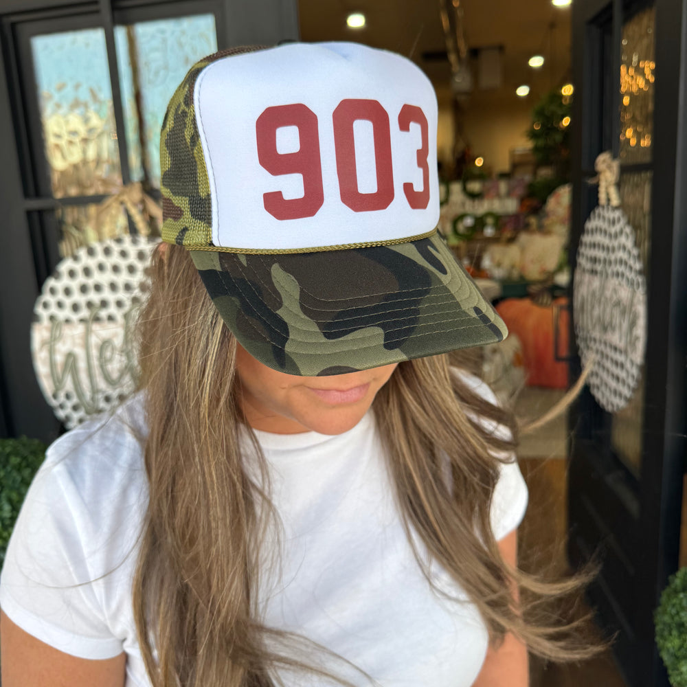 903 Camo Trucker Hat