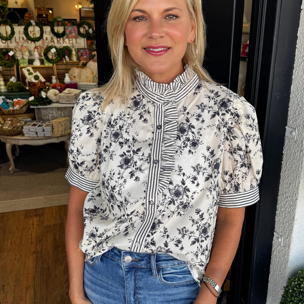 Ember Top-Ecru