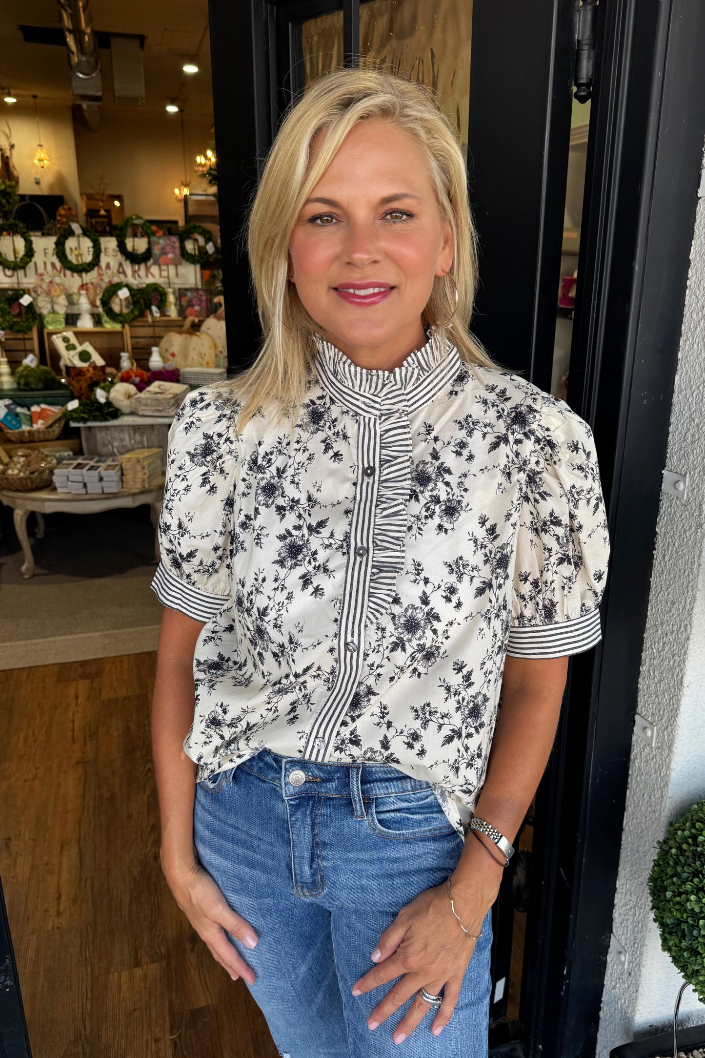 Ember Top-Ecru
