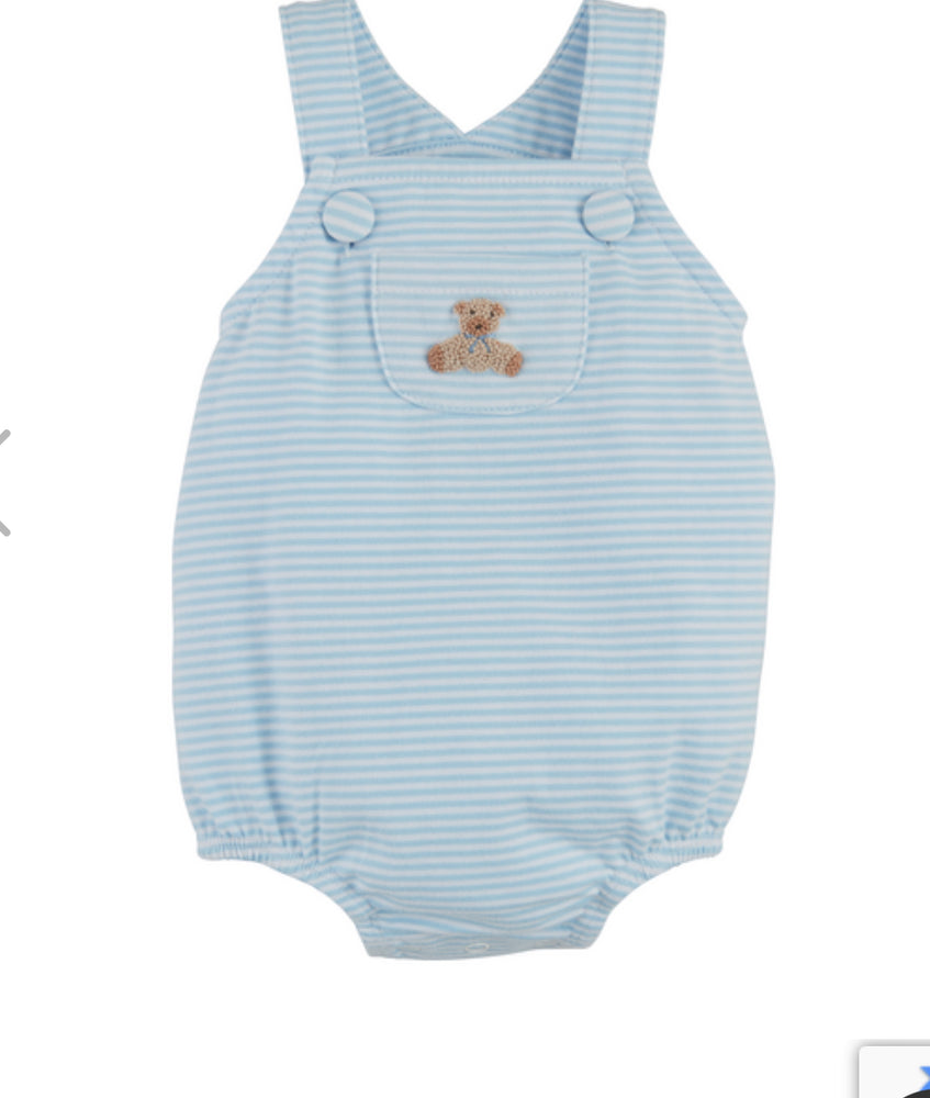 Striped Bear Bubble Romper