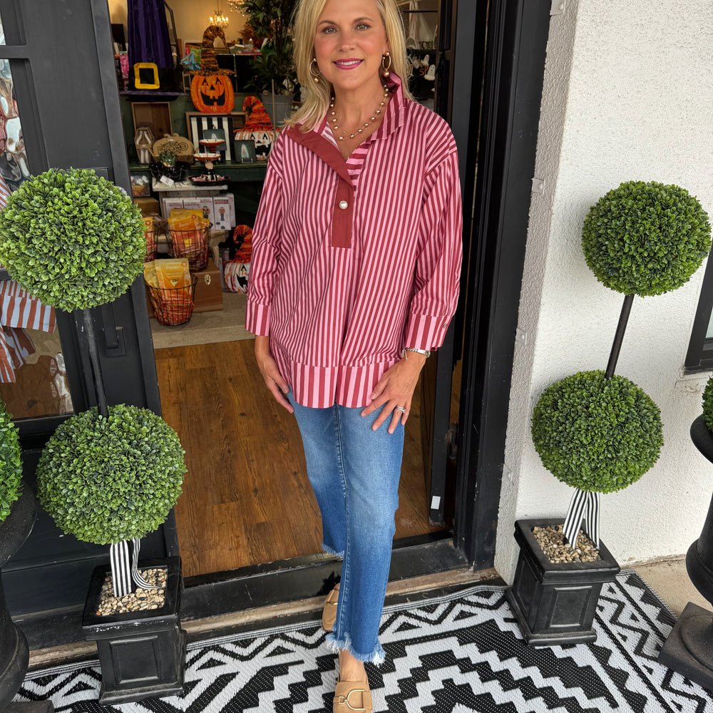 Brooke Top - Burgundy