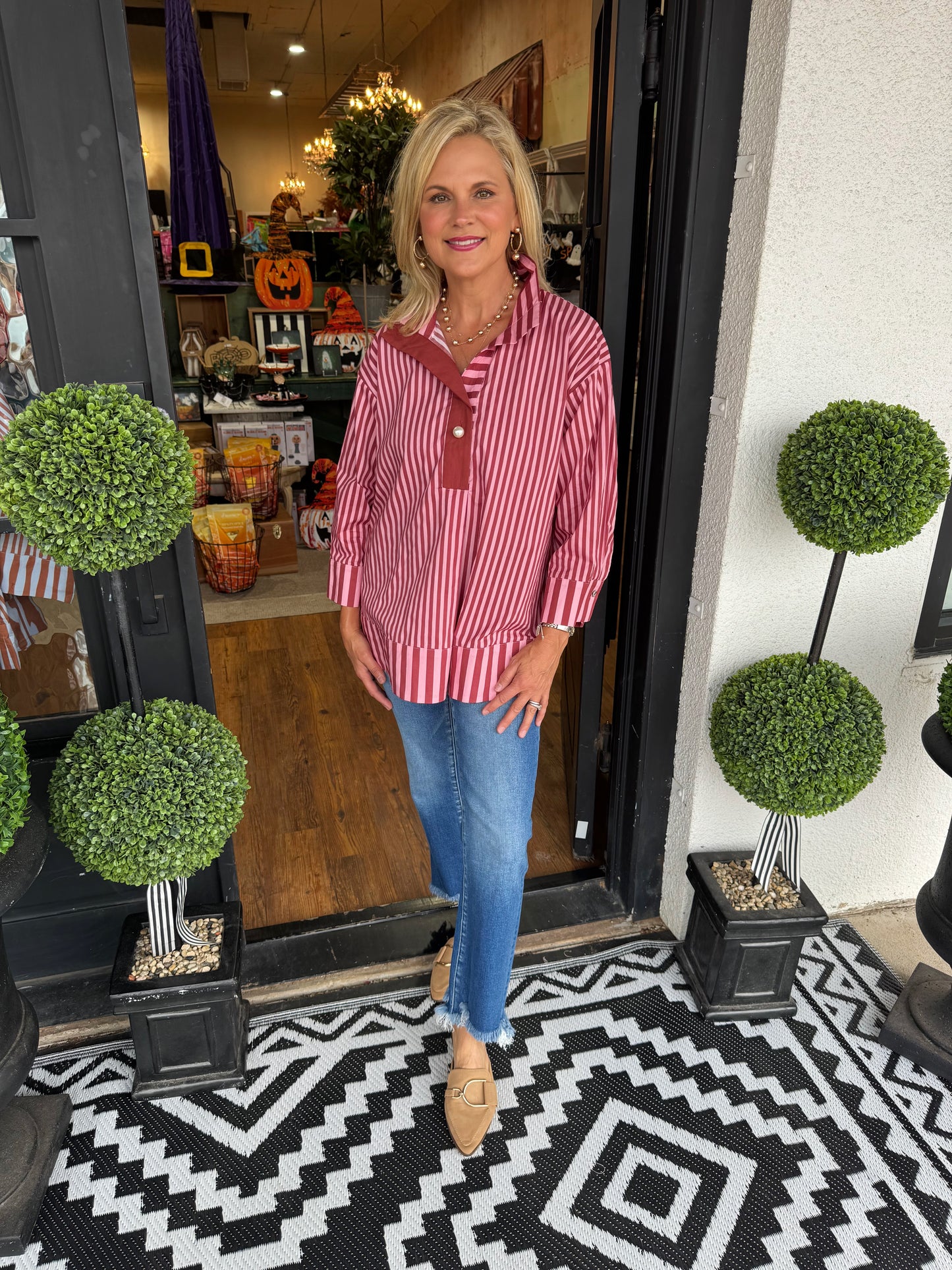 Brooke Top - Burgundy