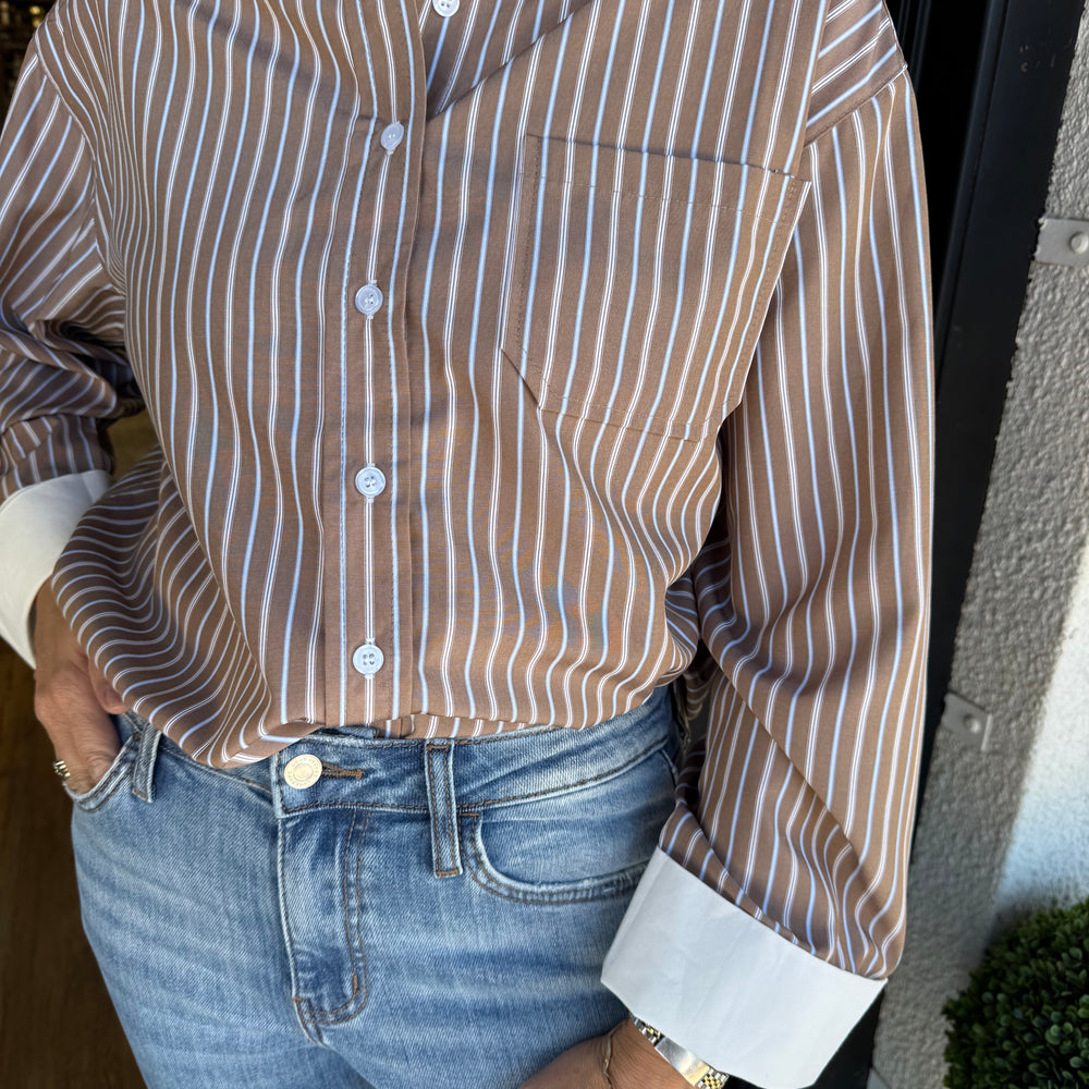 
                  
                    Nova Top - Mocha Stipe
                  
                