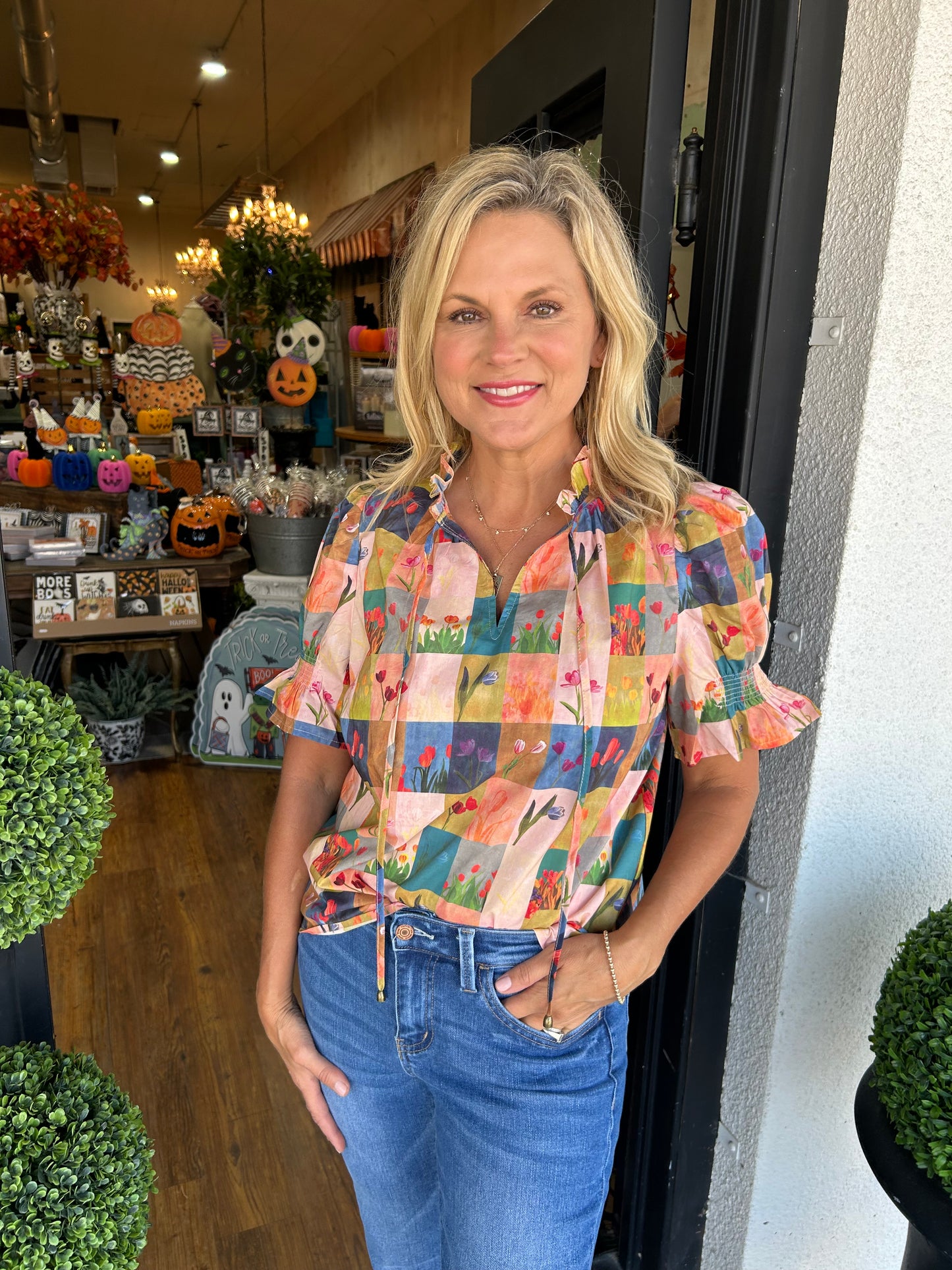 Karsyn Multicolored Floral Blouse