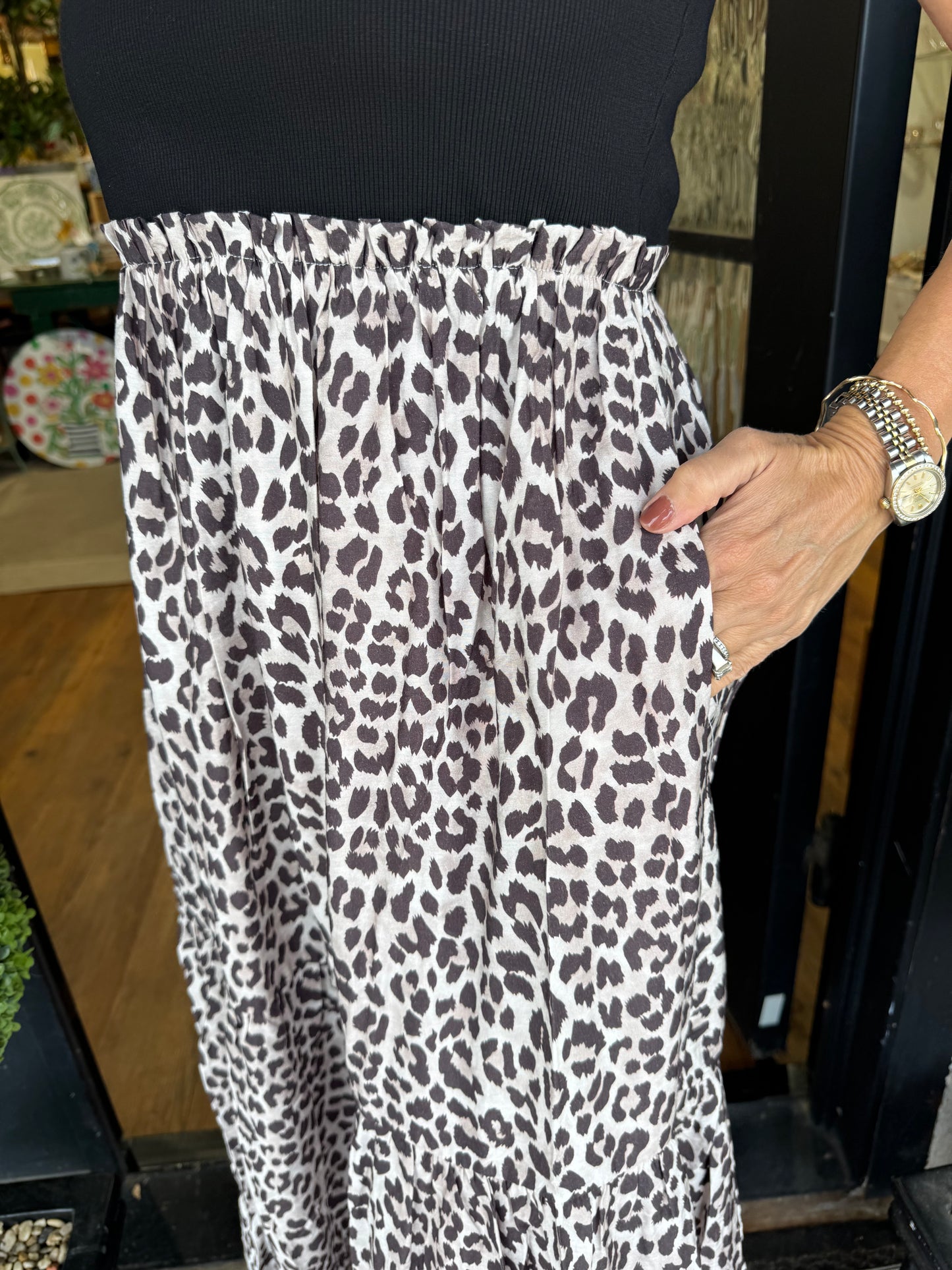 Mary Cheetah Maxi Dress