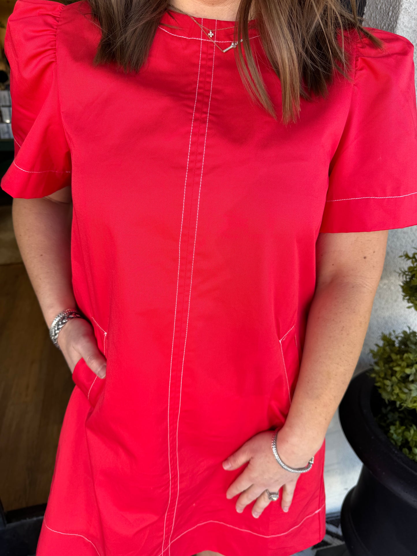 Cady Dress - Red