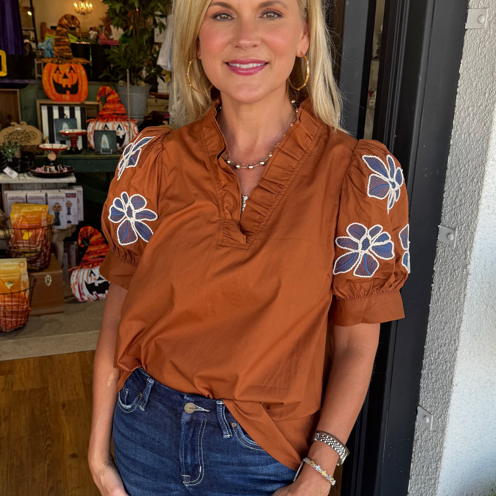 Sabrina Top - Caramel