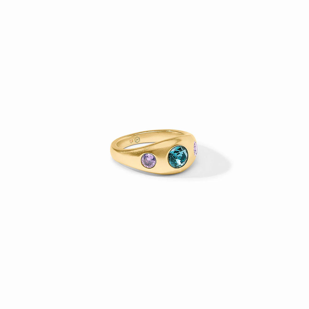 Rainbow Signet Ring - Blue Twilight