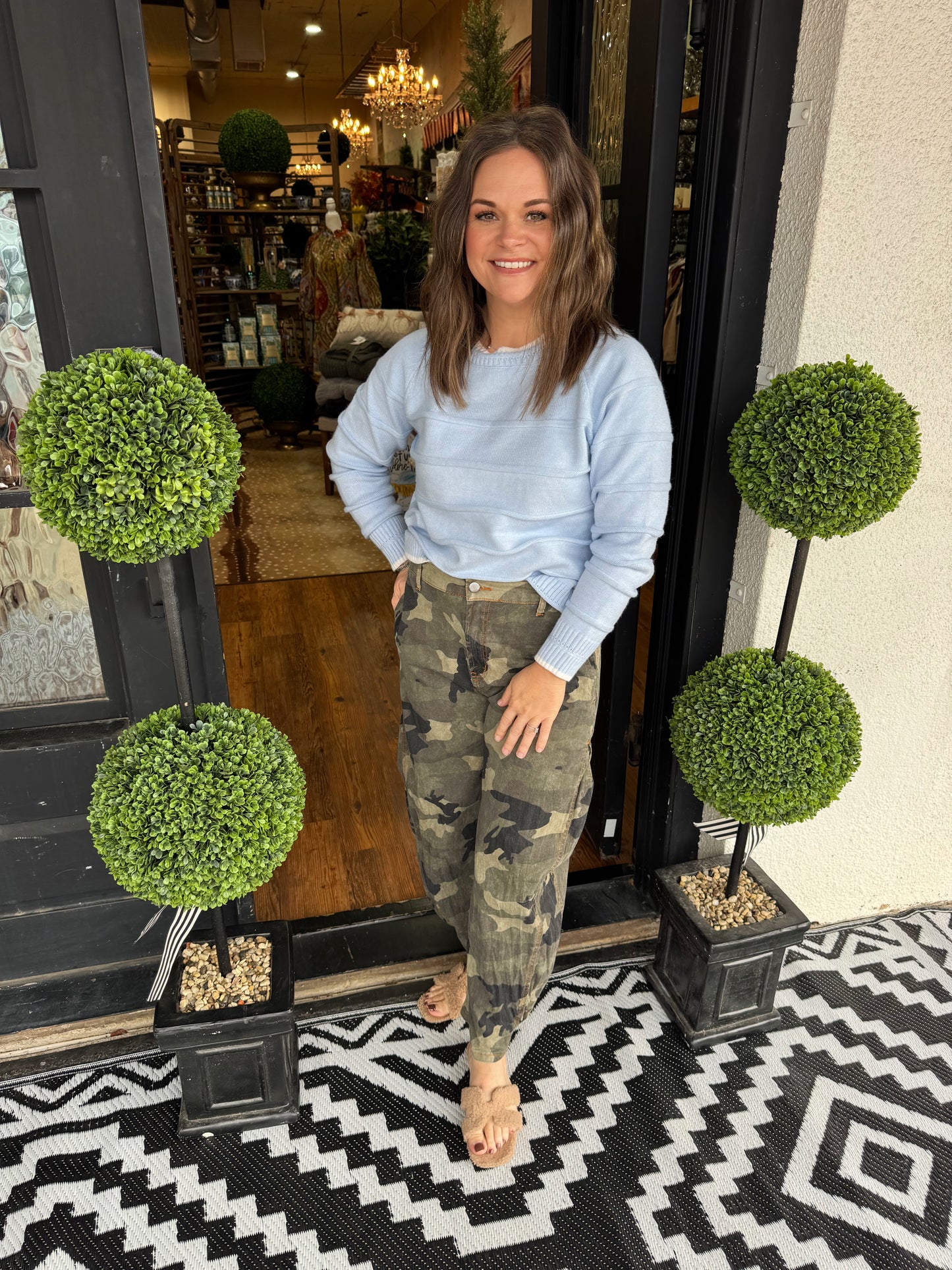 Destiny Sweater - Light Blue