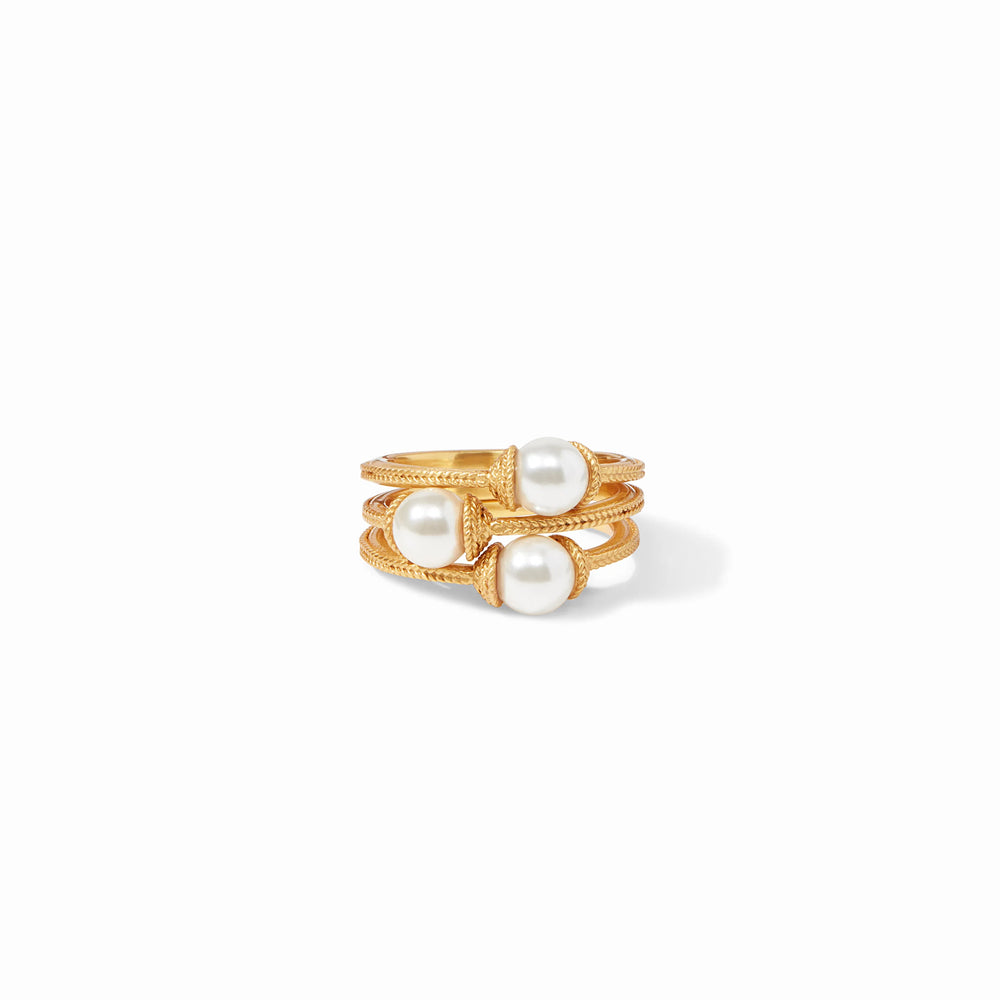 Calypso Trio Ring - Pearl - 7