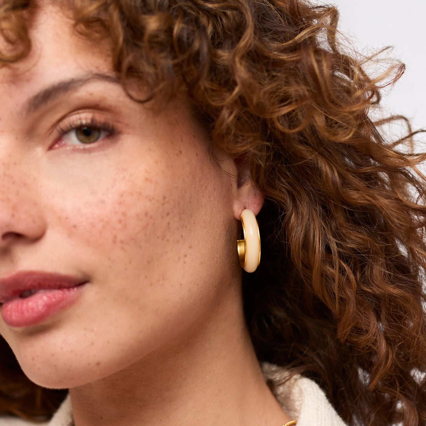 Carnaby Hoop - Ivory