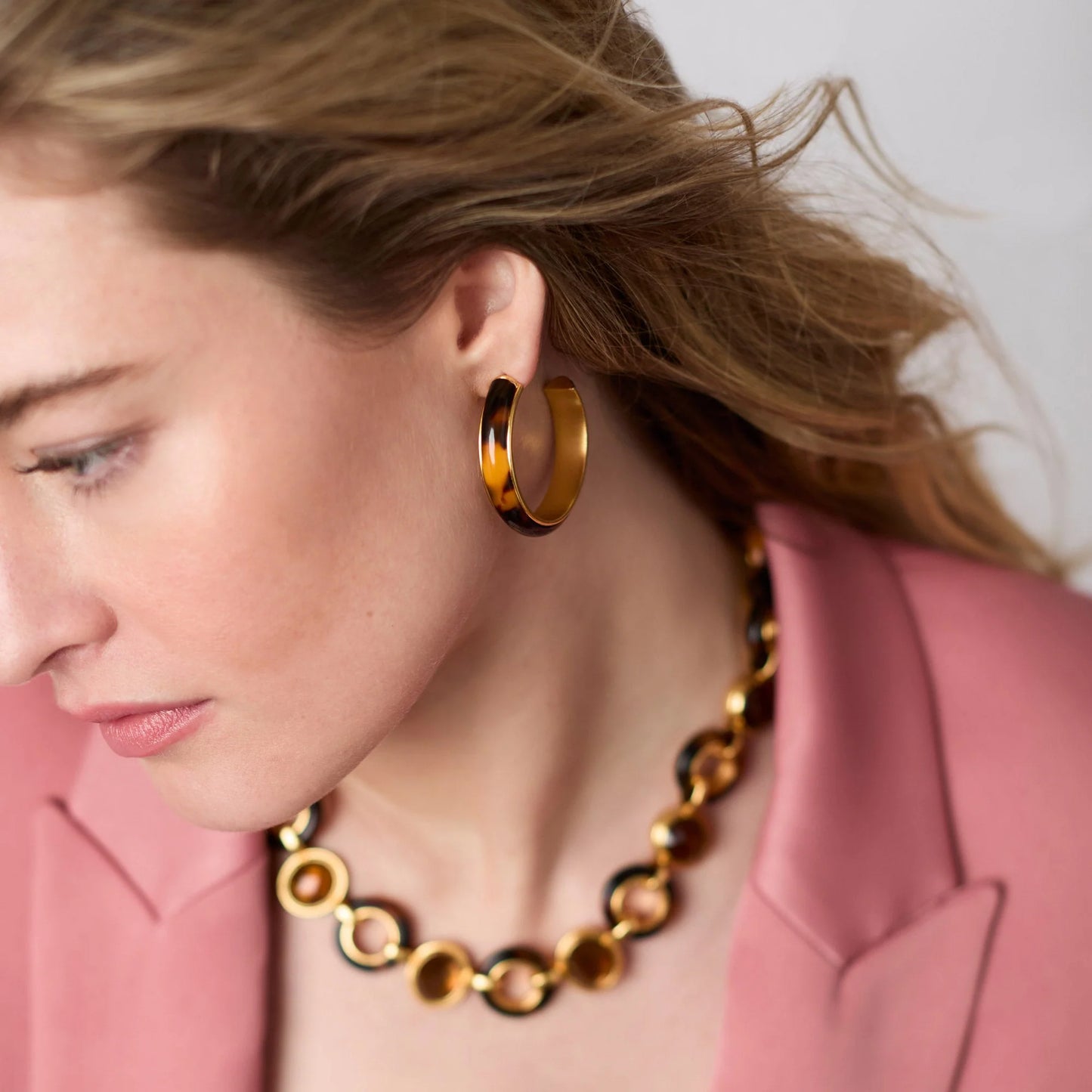 Carnaby Hoop - Tortoiseshell - L