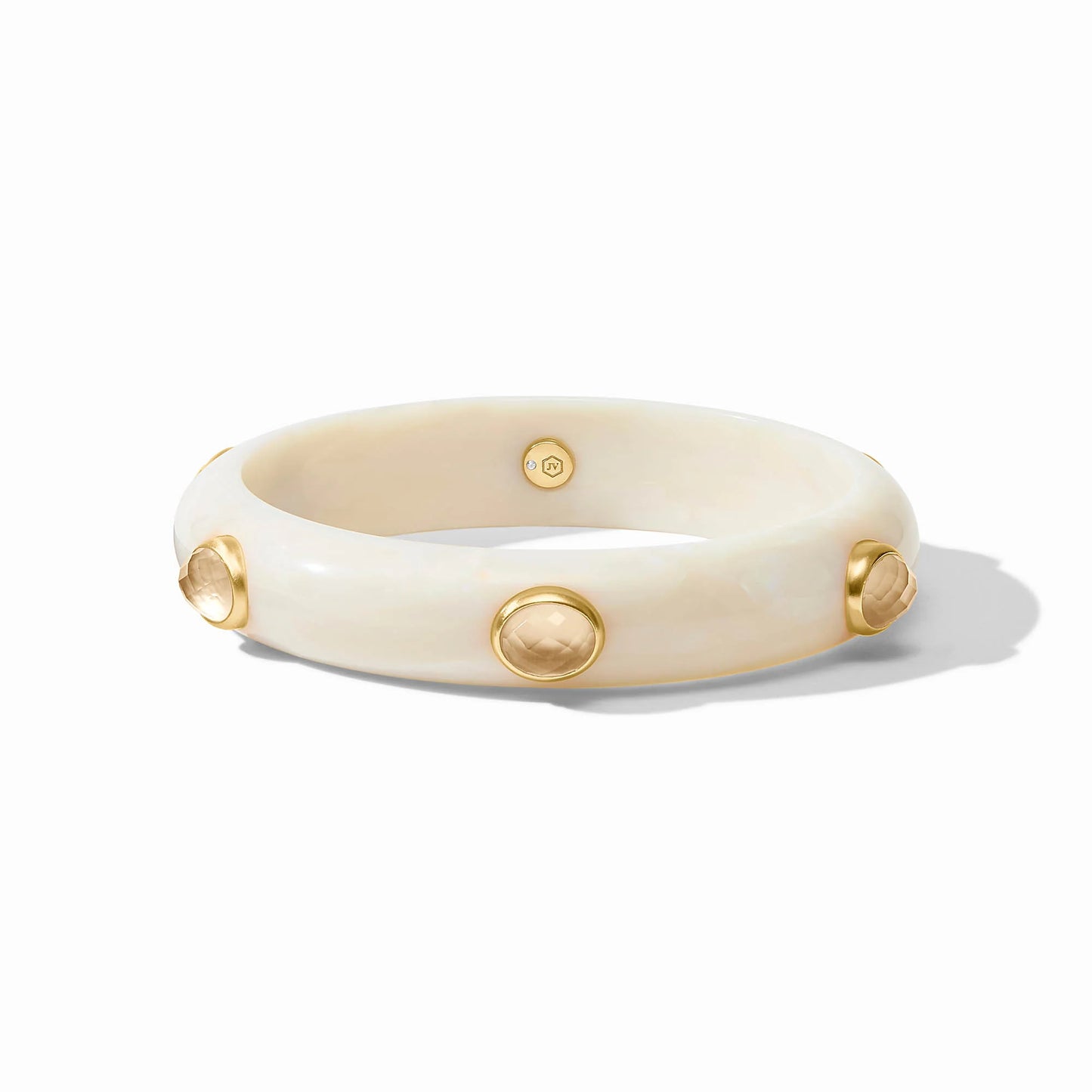 Carnaby Stone Bangle - Colette - Iridescent Champagne