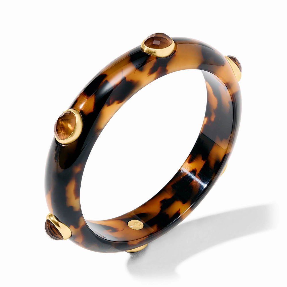 Carnaby Stone Bangle - Tortoiseshell - M
