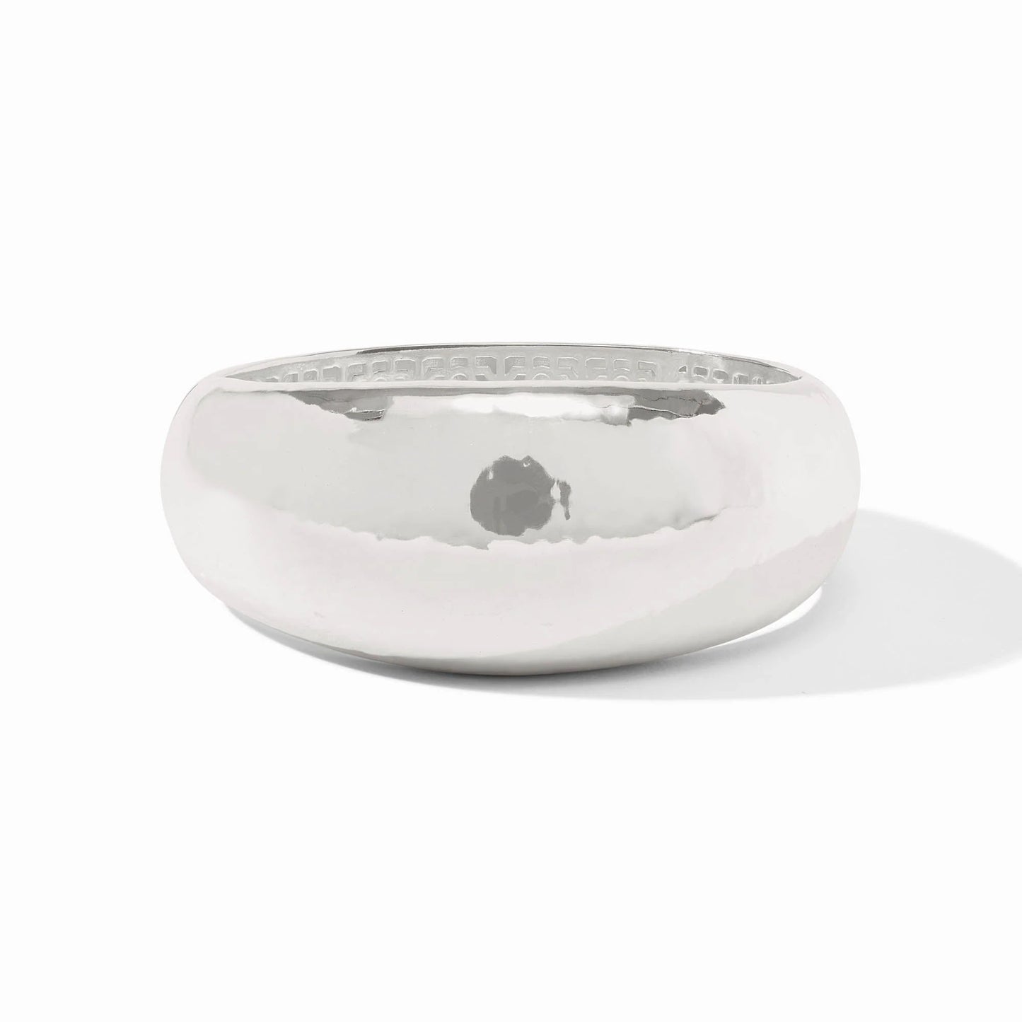 Catalina Statement Hinge Bangle - Silver