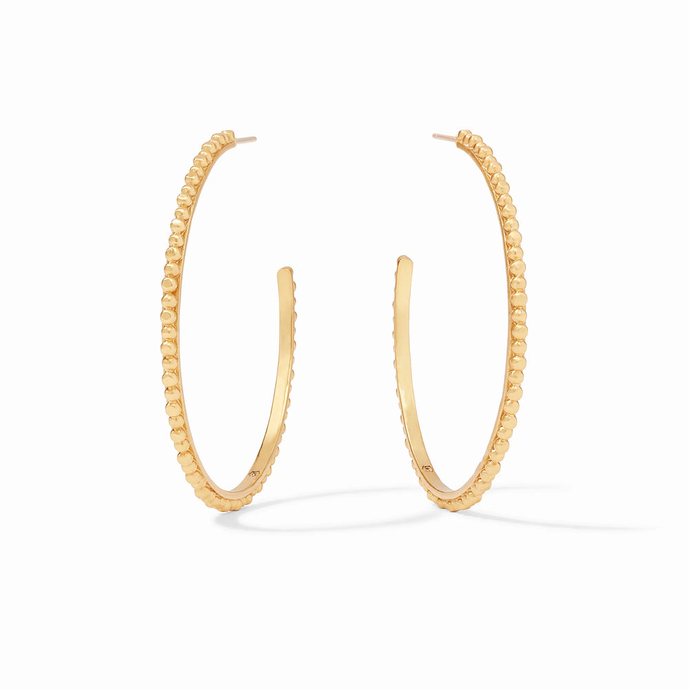 
                      
                        Colette Bead Hoop - Gold
                      
                    