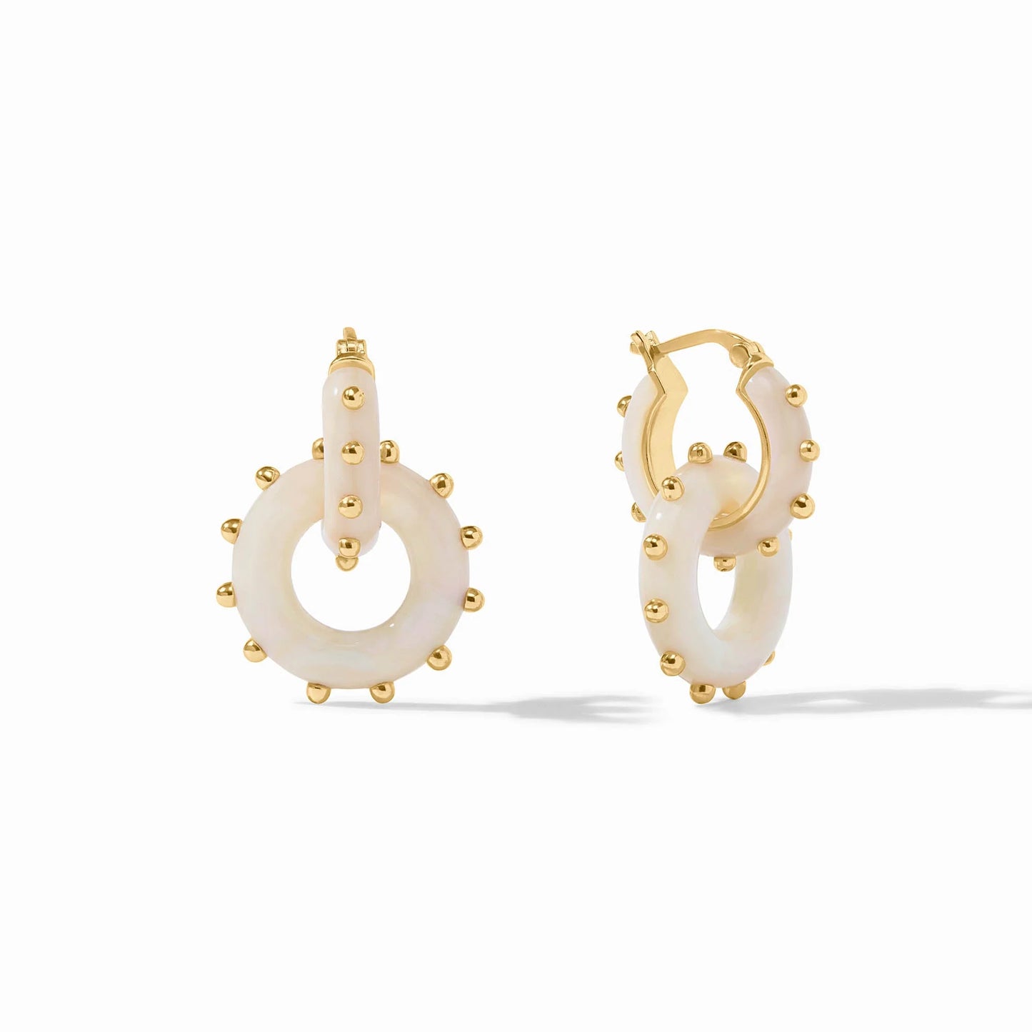 Colette 2-in-1 Earring - Alabaster