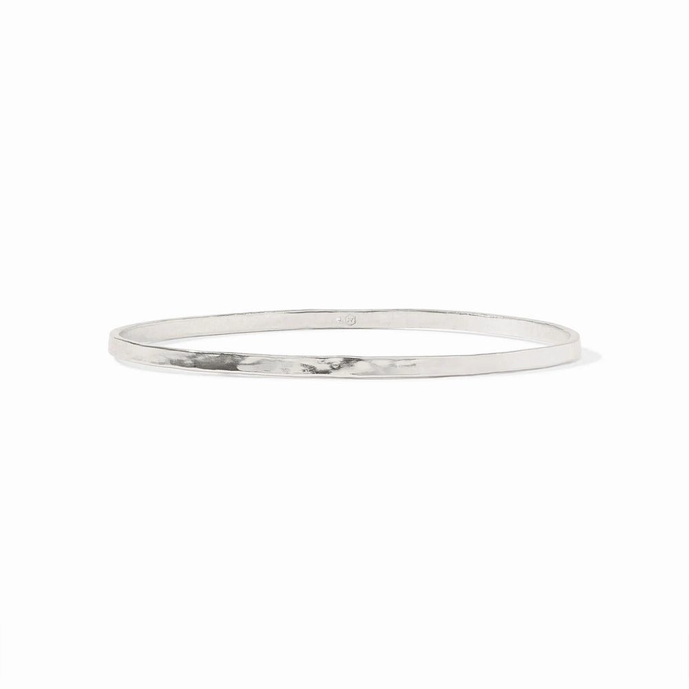 Crescent Bangle - Silver - M