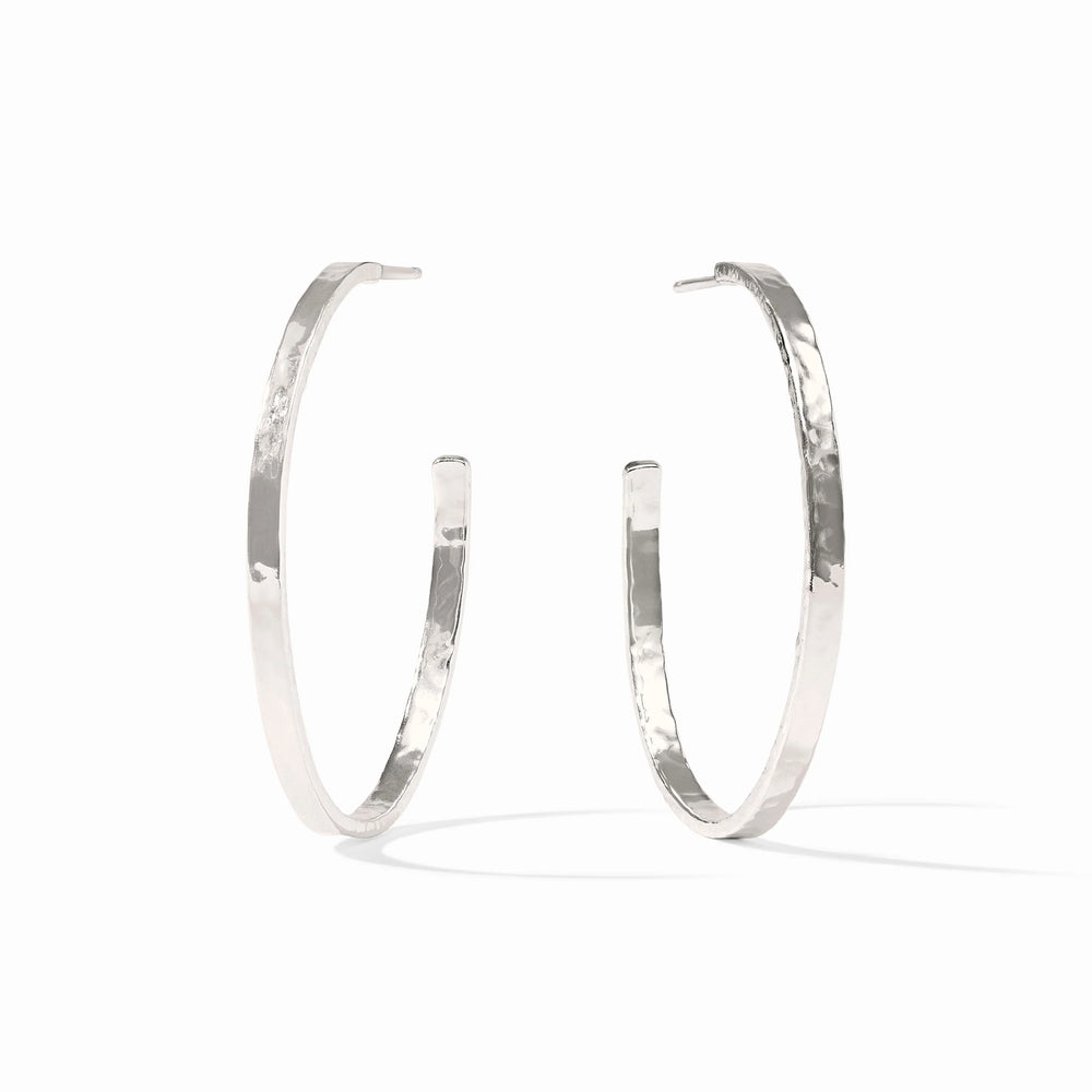 Crescent Hoop - Silver - L