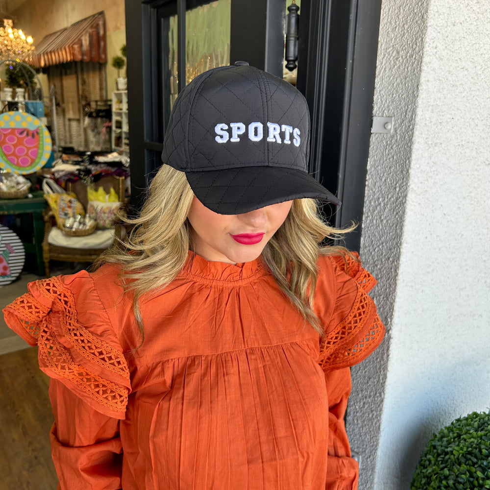 Black Sports Hat