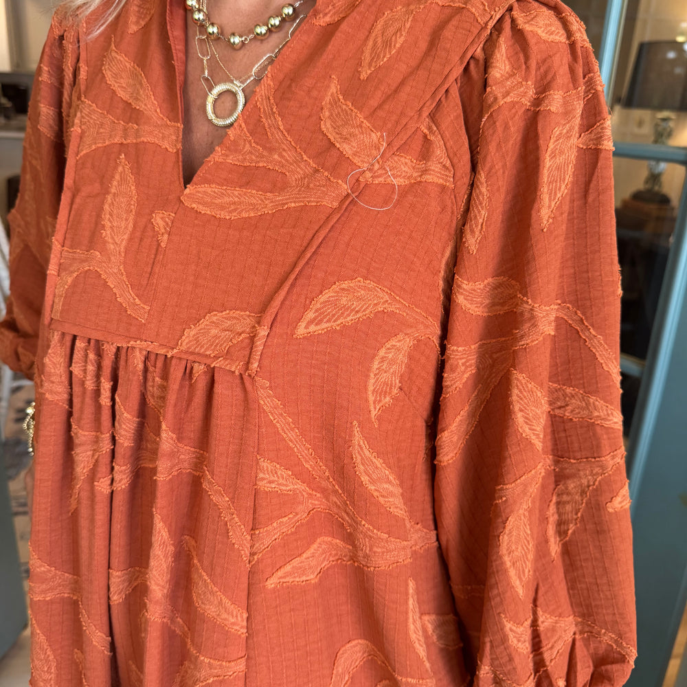 Jessy Dress - Rust