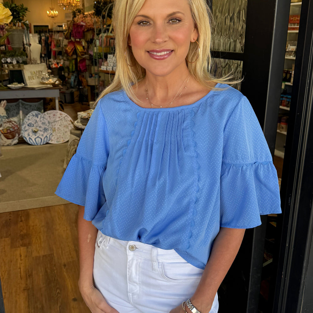 Jane Sky Blue Top