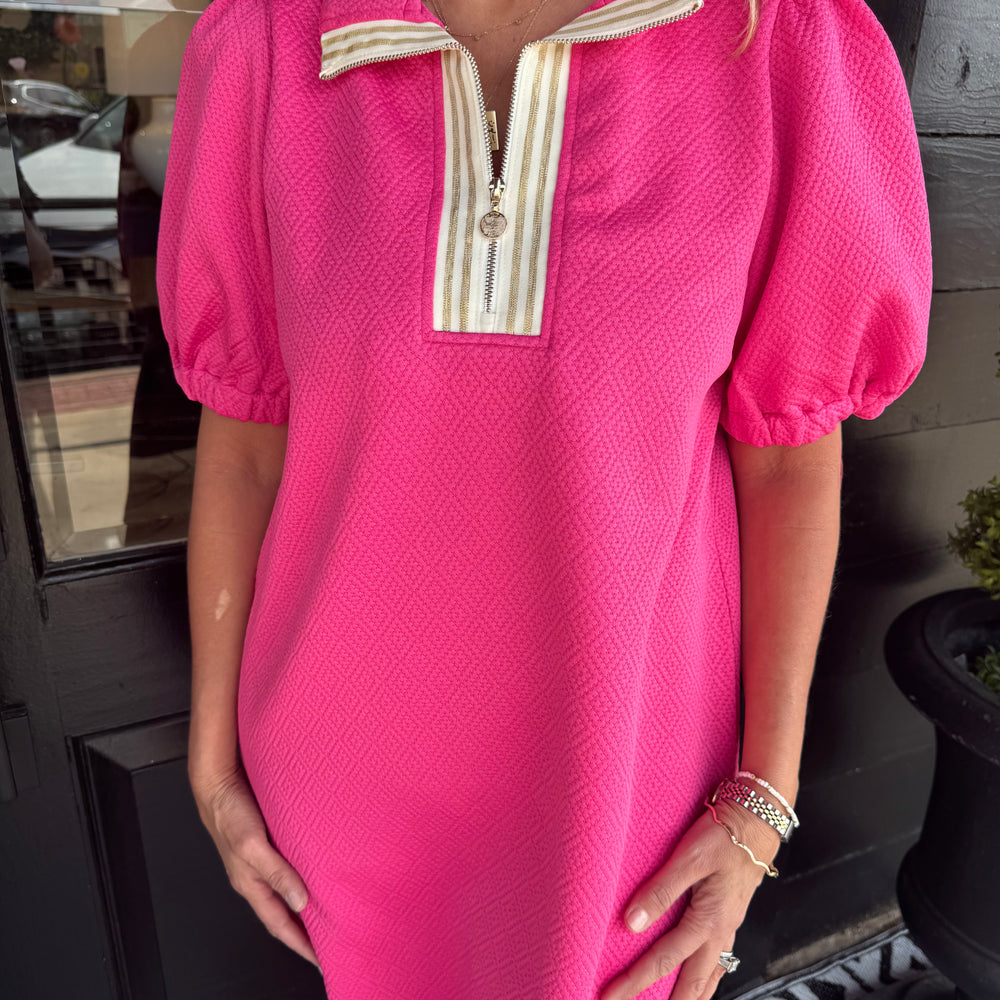 Mary Square Andie Dress Pink