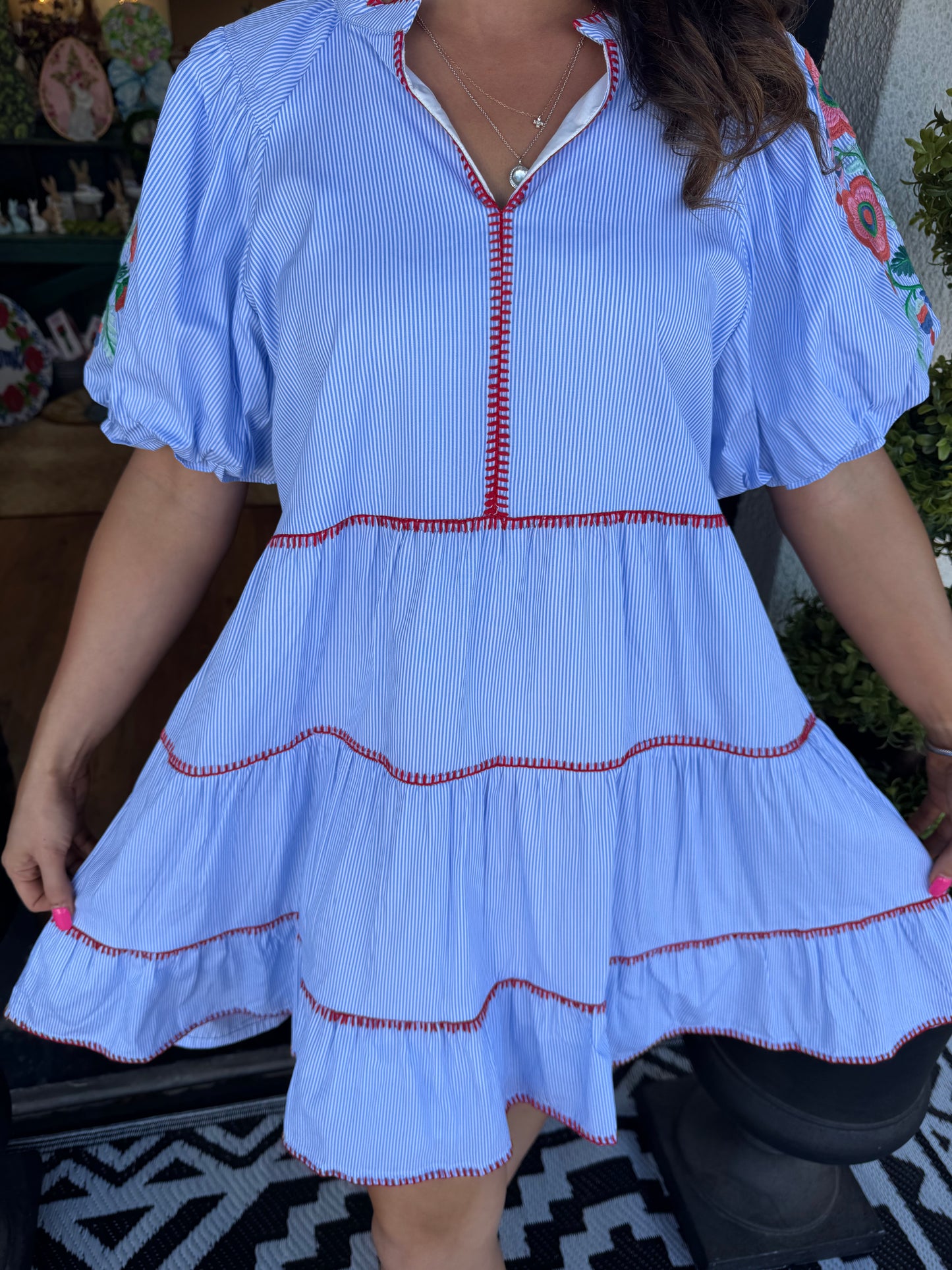 Collins Dress - Blue