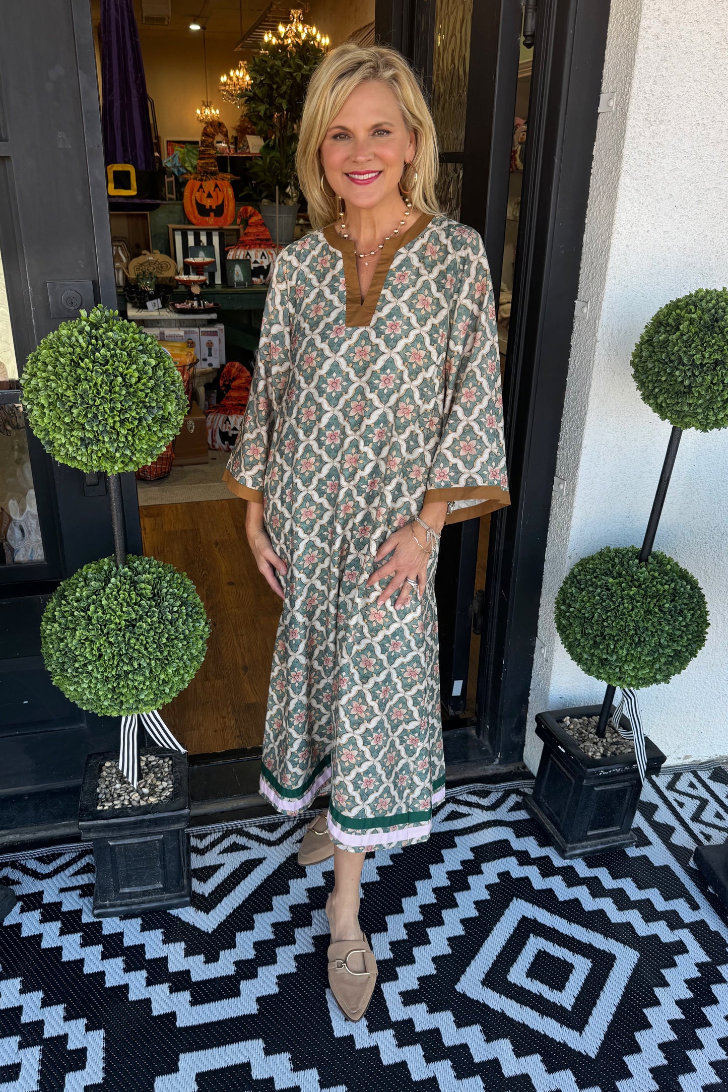 Nora Dress - Teal