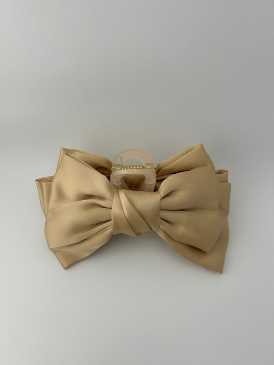 Satin Bow Clip