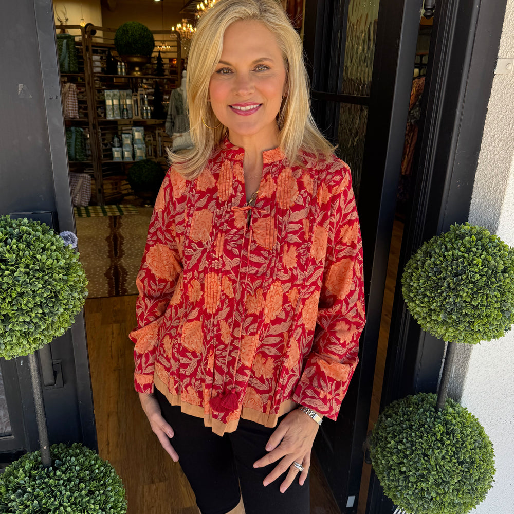 Ivy Jane Rose Border Top