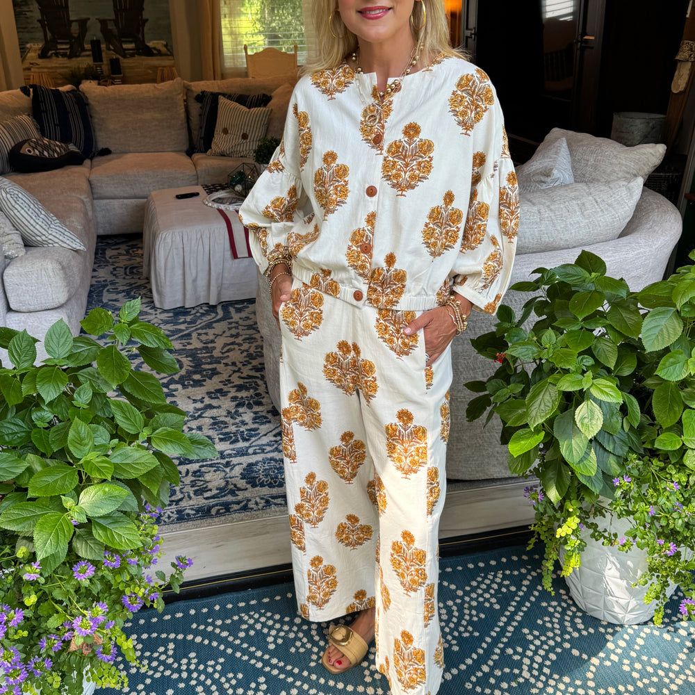 Ivy Jane Priscilla Block Print Pant