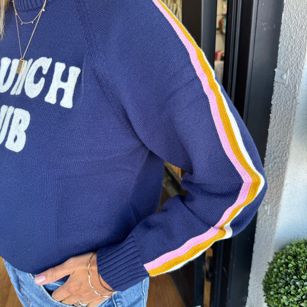 
                  
                    Brunch Club Sweater - Navy
                  
                