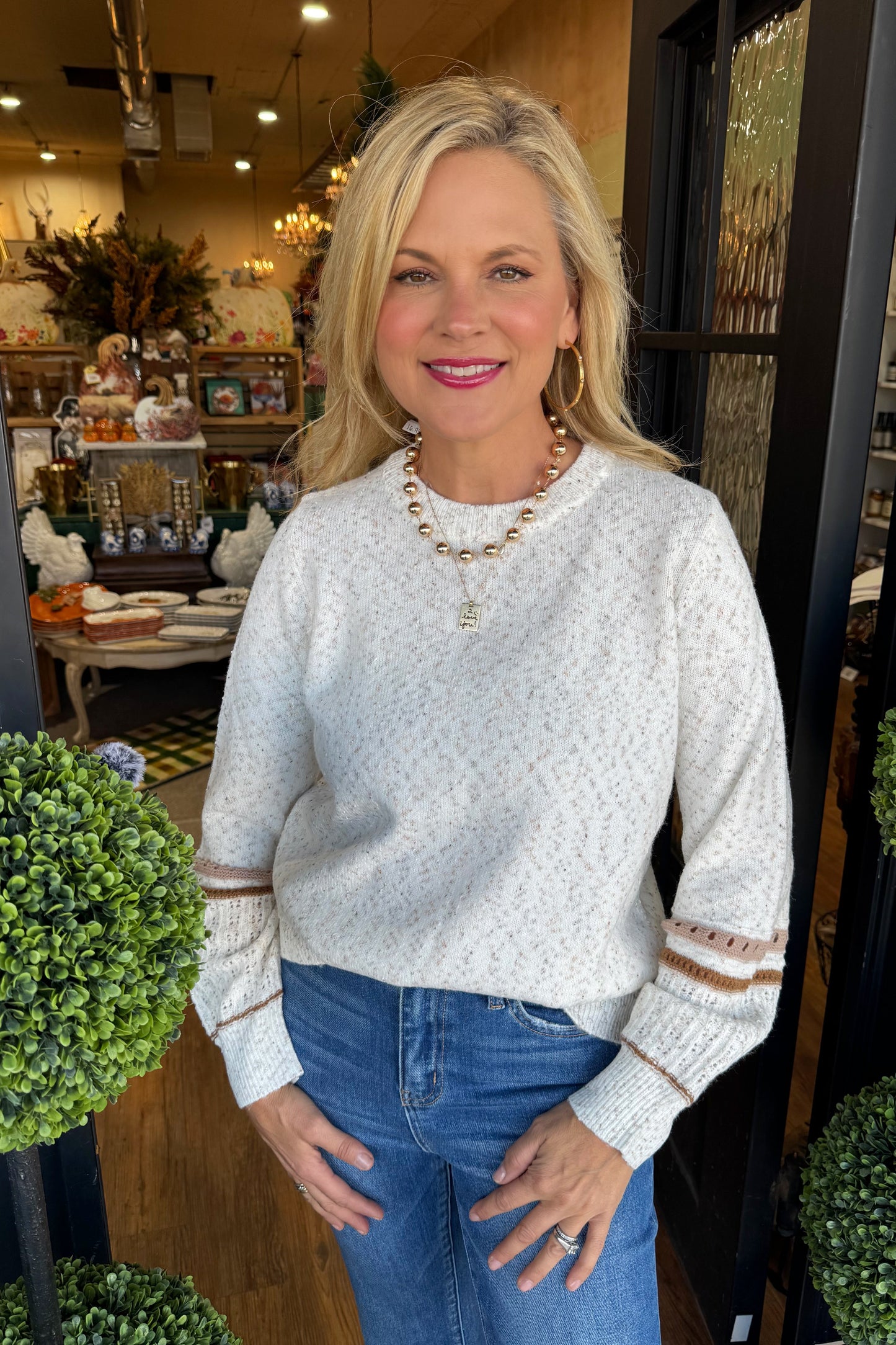 Aria Sweater - Oatmeal