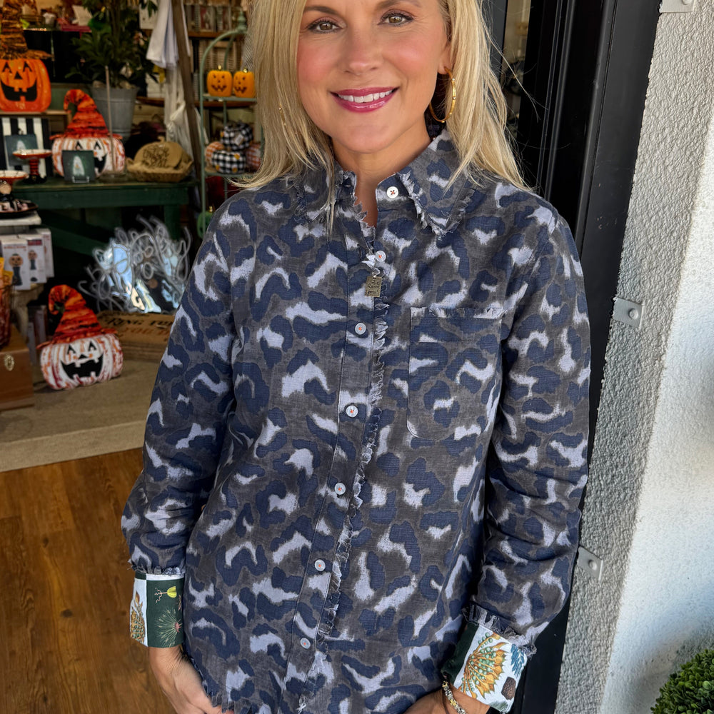 Tizzie Cape Cod Camo Top