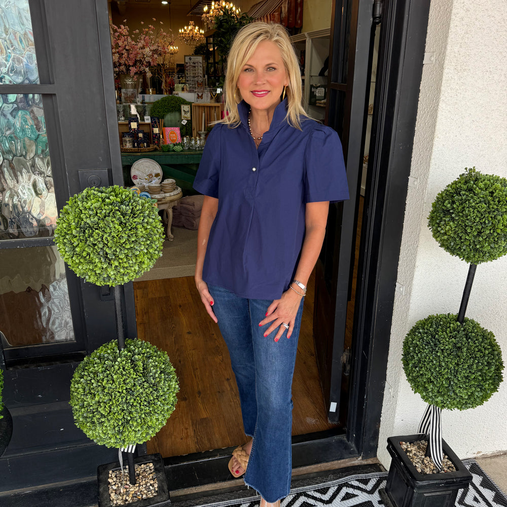
                  
                    Hazel Top- Navy
                  
                