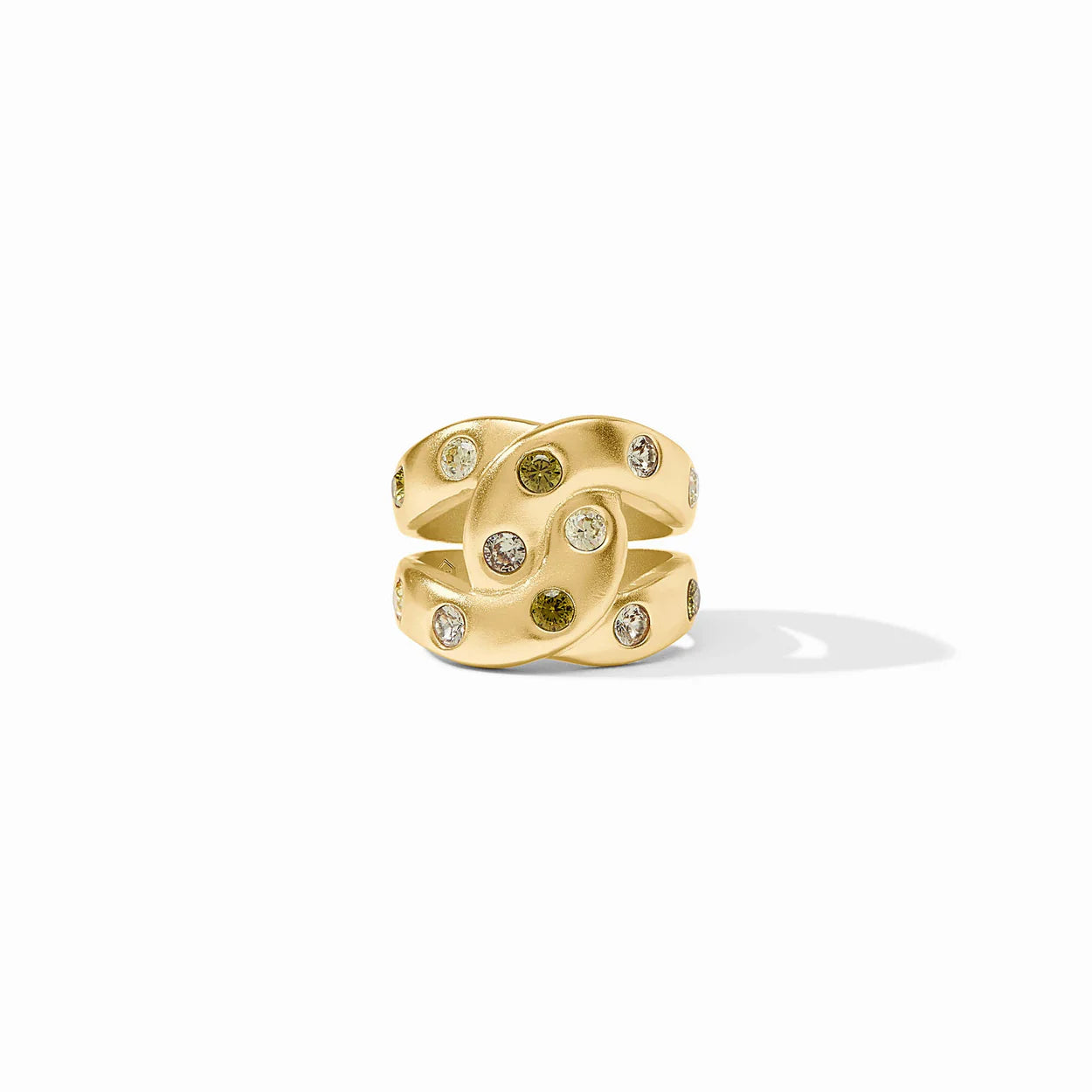 Rainbow Infinity Ring - Shades of Jade